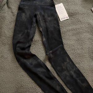 Lululemon Align HR Pant 28", Size 0, Tie-dye, NWT